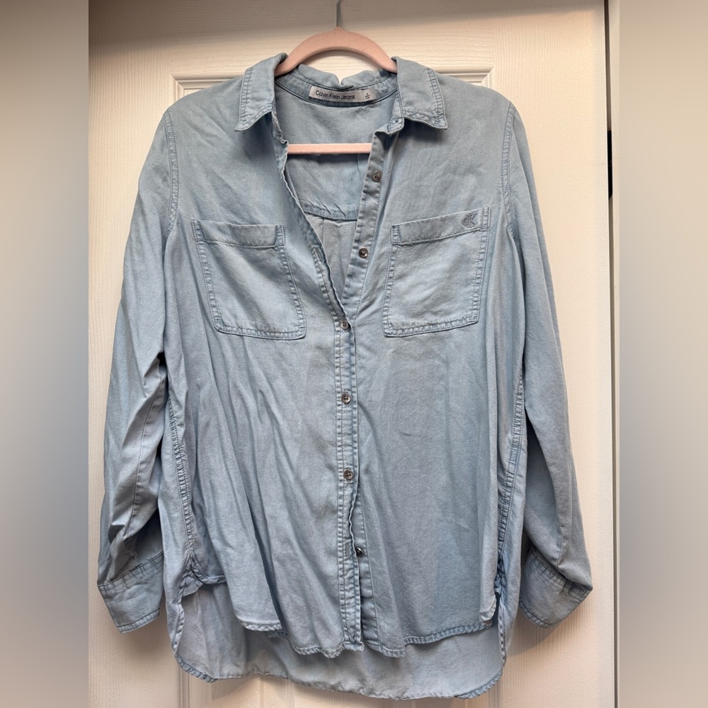 Calvin Klein Jeans Blue Denim Shirt